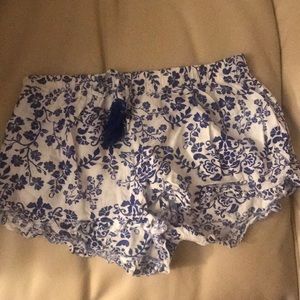 Floral Patterned Shorts